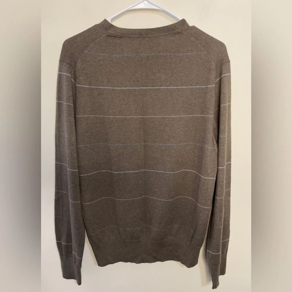 Banana Republic Men’s Silk & Cashmere Luxury Blend V- Neck Sweater Pullover Sz M